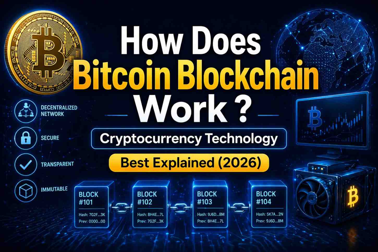 how does Bitcoin blockchain work