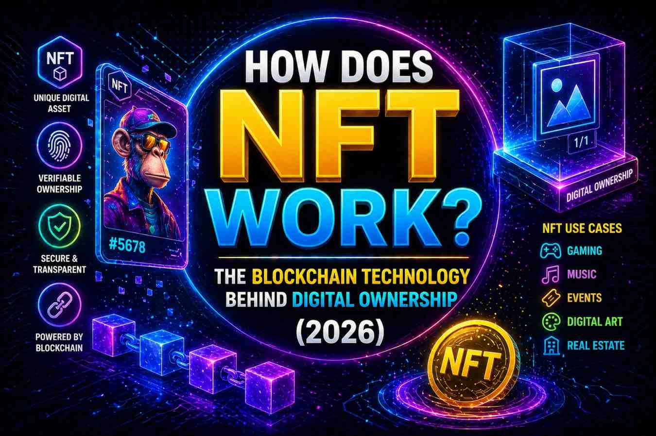 How Does NFT Work? The Blockchain Technology Behind Digital Ownership (2026)
