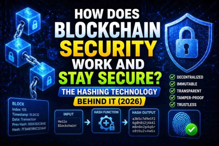 how does blockchain security work