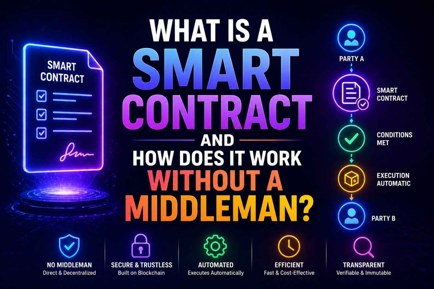 what is a smart contract and how does it work