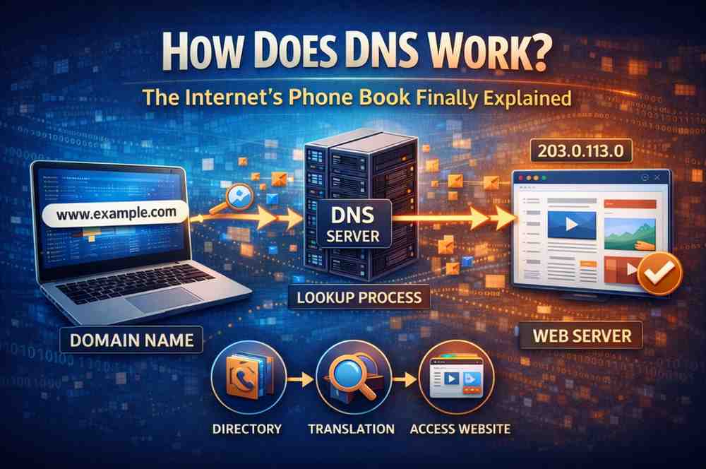 how does DNS work