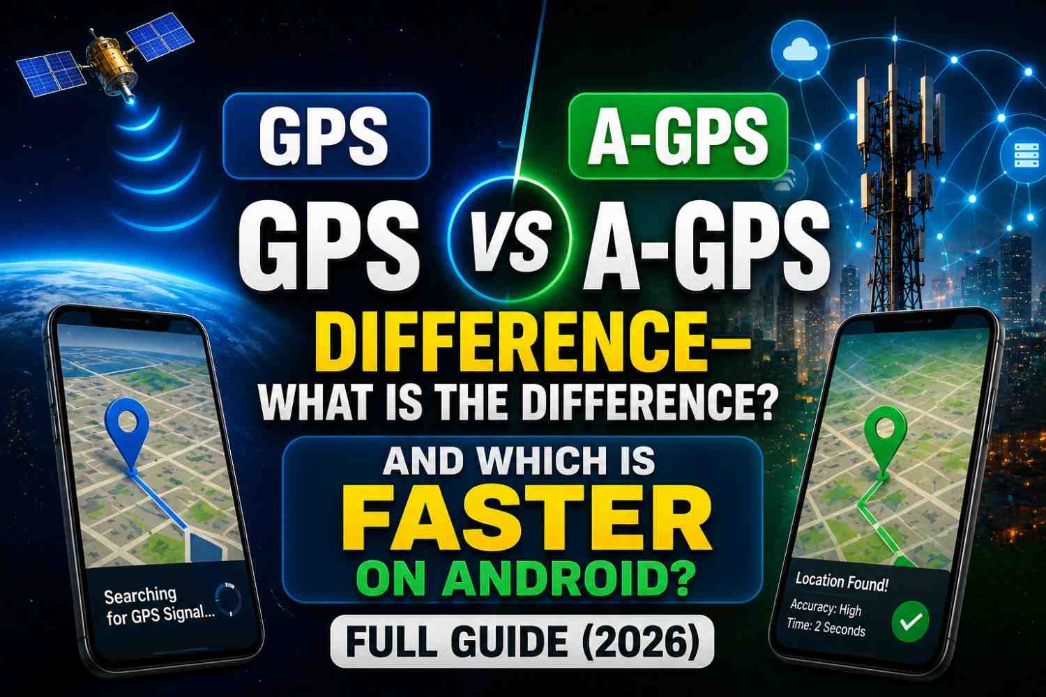 GPS vs A-GPS difference
